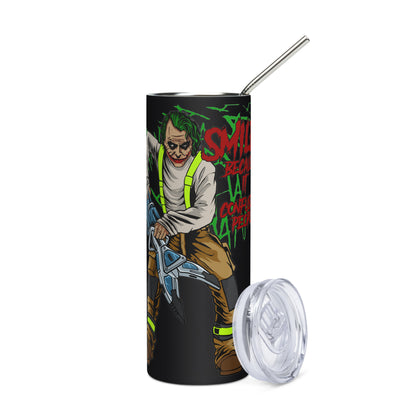 Joker Firefighter tumbler 20oz