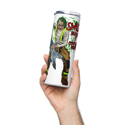 Joker Firefighter tumbler 20oz