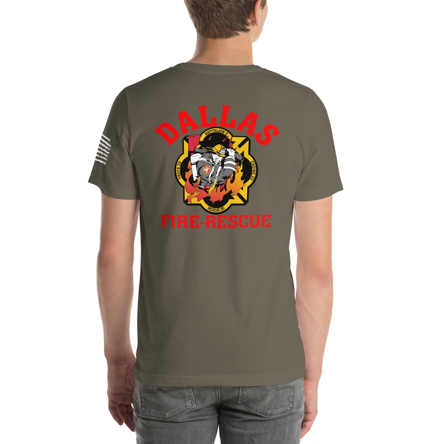 Dallas Fire Rescue station 25 T-Shirt, Premium Material (Bella Canvas)