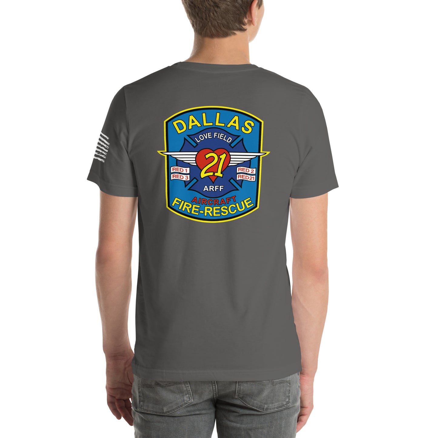 Dallas Fire Rescue Station 21 T-Shirt, Premium Material (Bella Canvas)