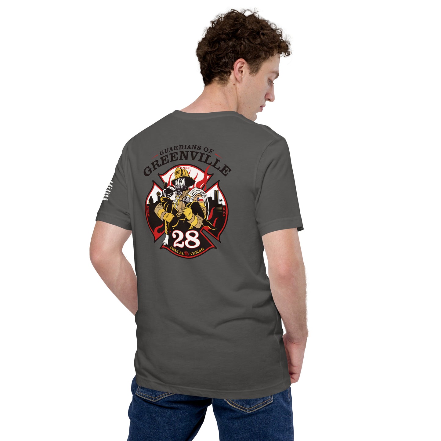 Dallas Fire Rescue Station 28 T Shirt, Premium Material (Bella Canvas)