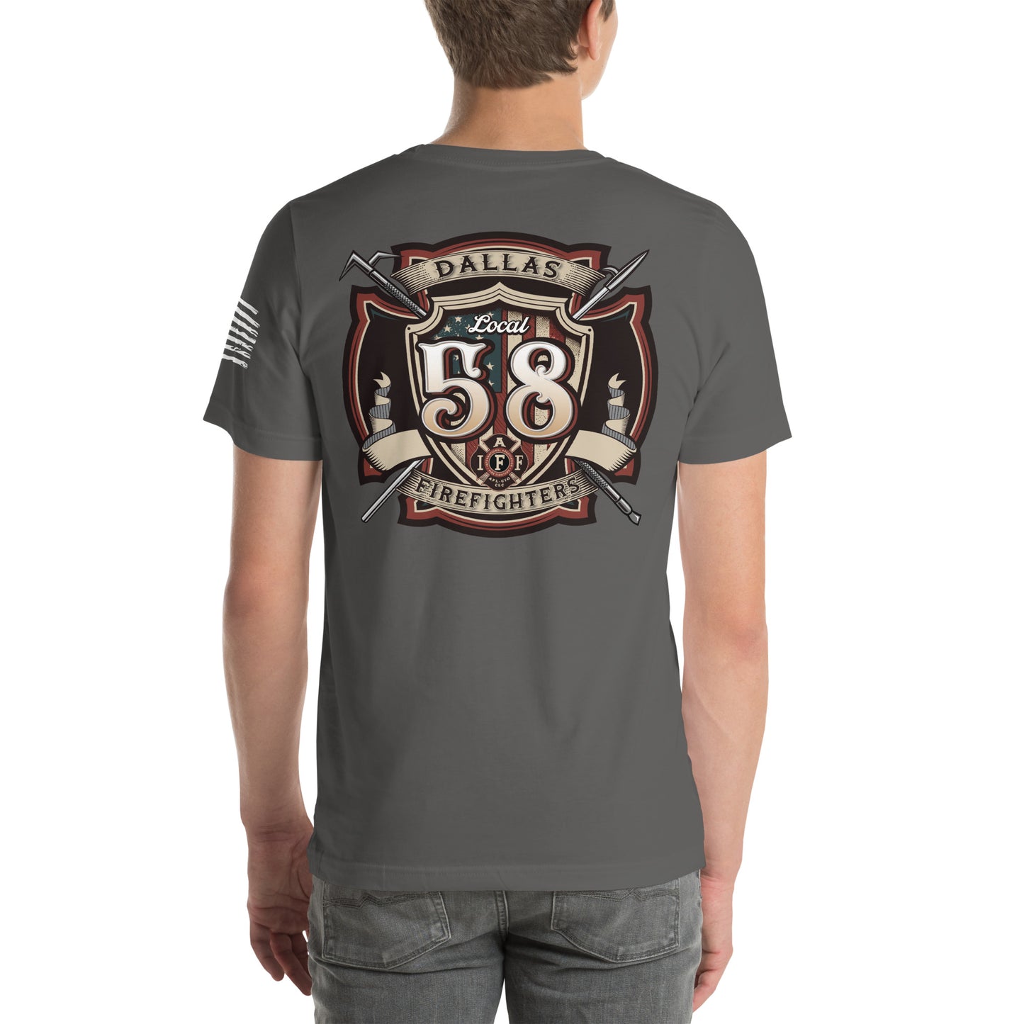 Dallas Firefighter Association Local 58 T-Shirt, Premium material (Bella Canvas)