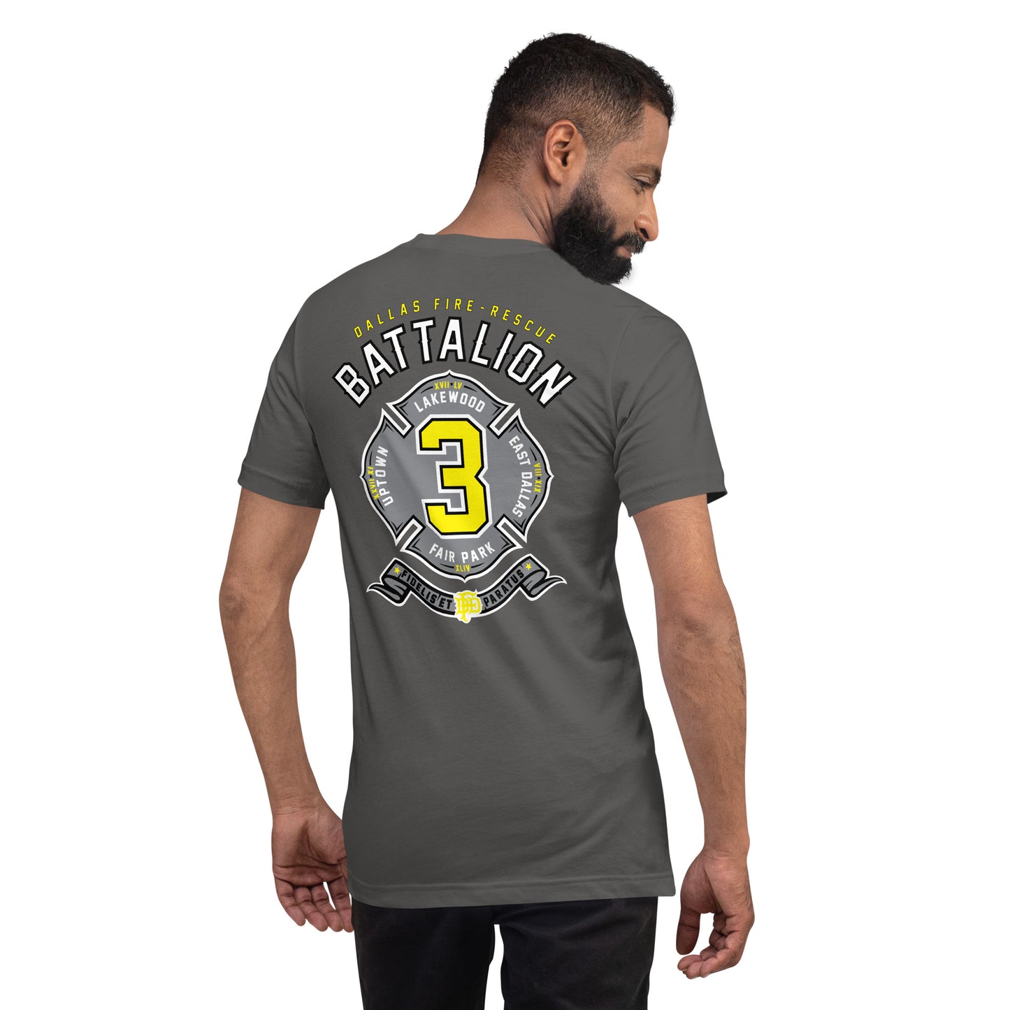 Dallas Fire Rescue Battalion Chief 3 T-Shirt, Premium Material (Bella Canvas)