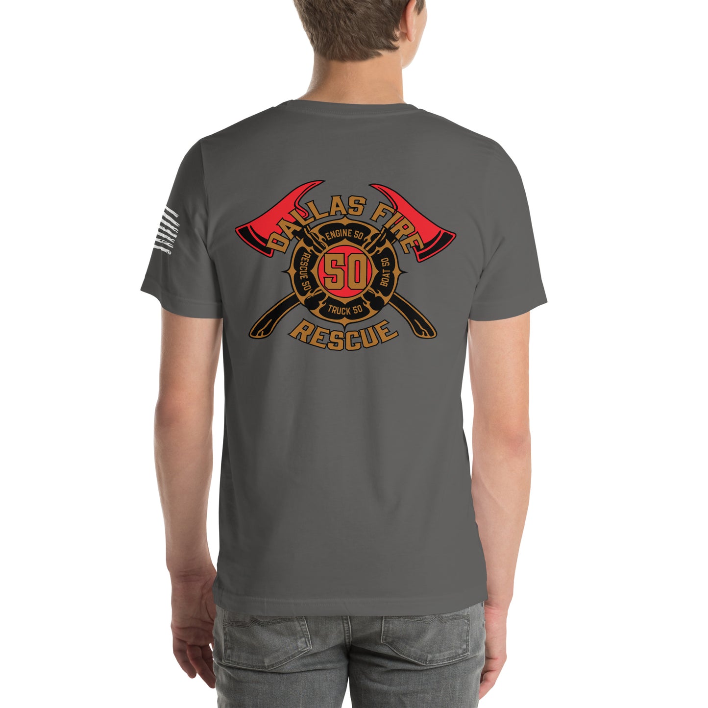 Dallas Fire Rescue Station 50 T-Shirt, Premium Material (Bella Canvas)