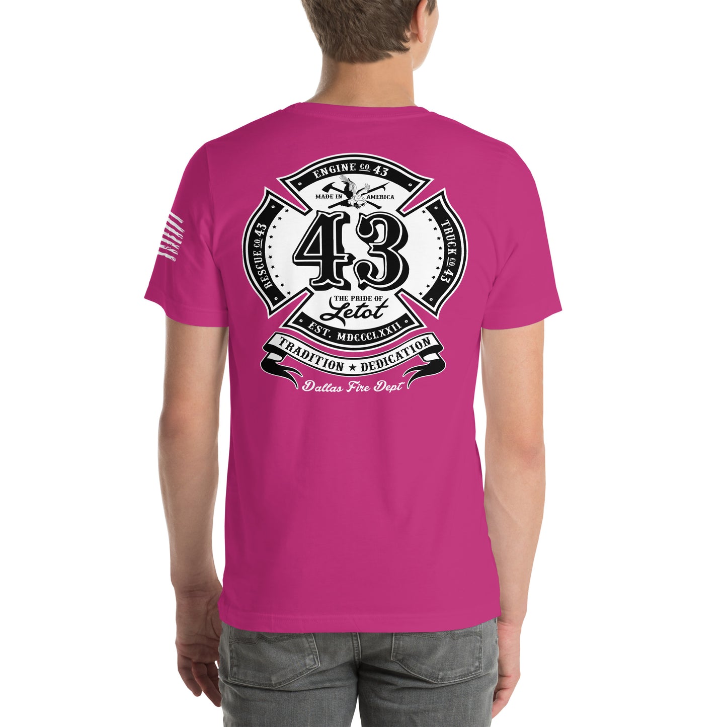 Dallas Fire Rescue Station 43 T-Shirt, Premium Material (Bella Canvas)