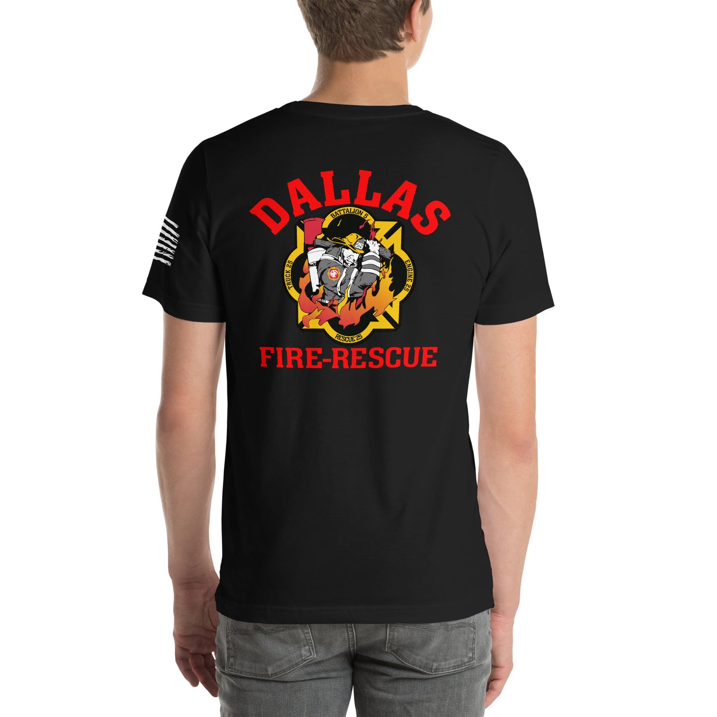 Dallas Fire Rescue station 25 T-Shirt, Premium Material (Bella Canvas)