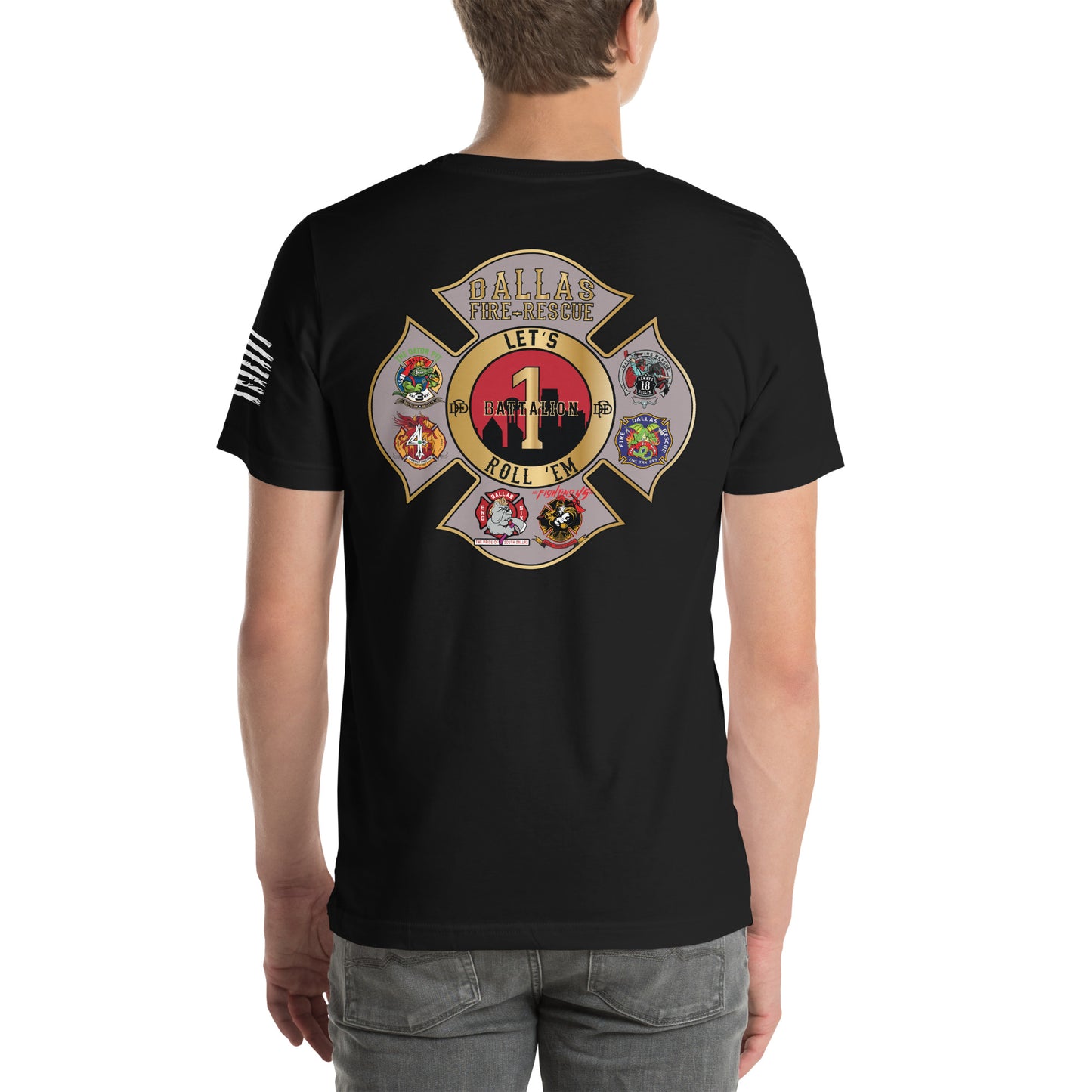 Dallas Fire Rescue Battalion Chief 1 T-Shirt, Premium Material (Bella Canvas)