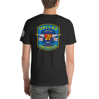 Dallas Fire Rescue Station 21 T-Shirt, Premium Material (Bella Canvas)