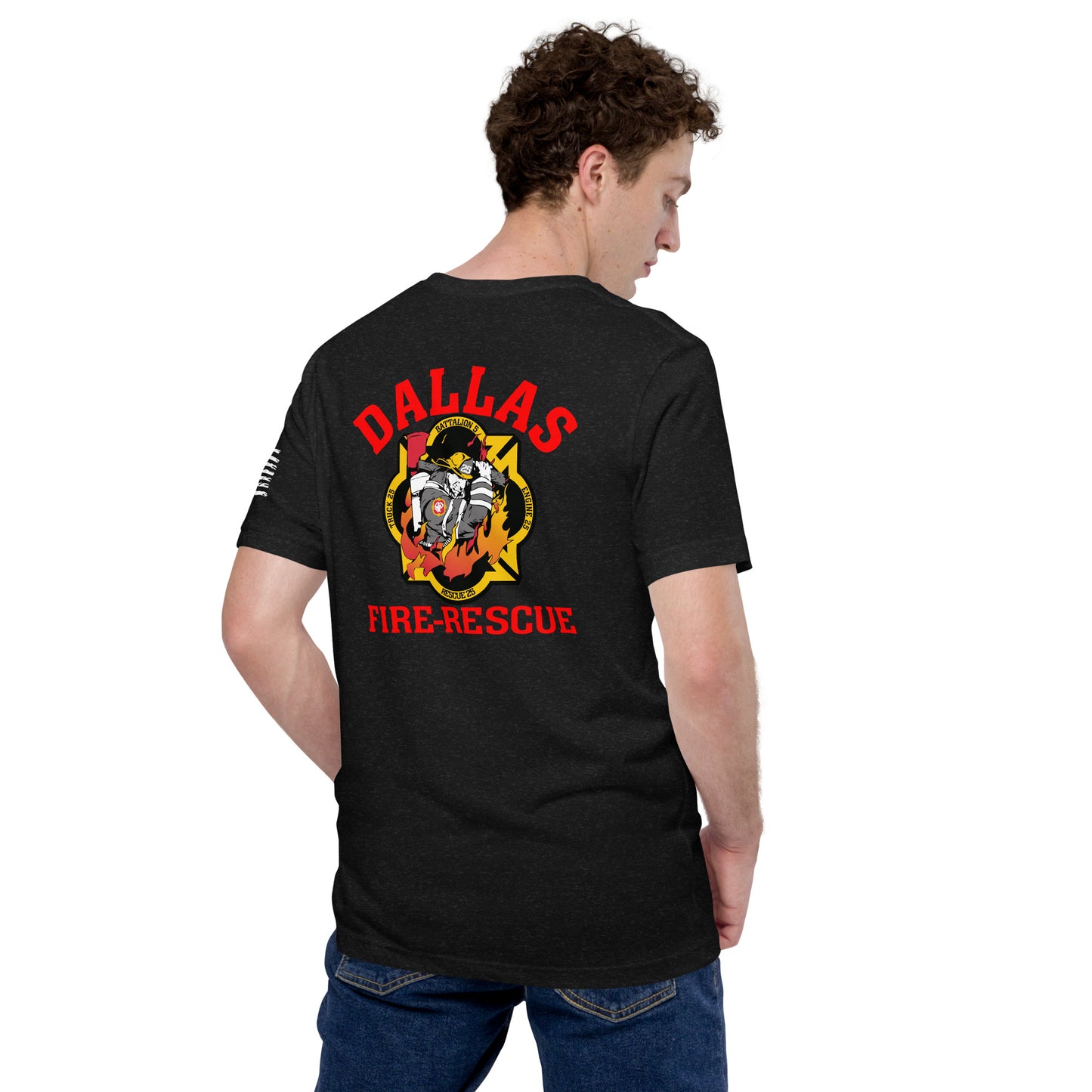 Dallas Fire Rescue station 25 T-Shirt, Premium Material (Bella Canvas)