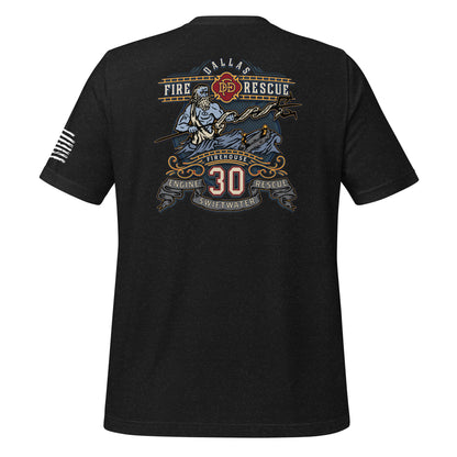 Dallas Fire Rescue Station 30 T-Shirt, Premium Material (Bella Canvas)