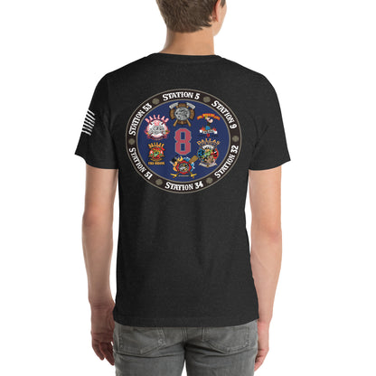 Dallas Fire Rescue Battalion Chief 8 T-Shirt, Premium Material (Bella Canvas)