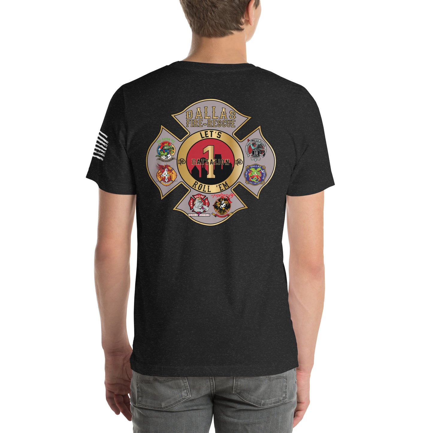 Dallas Fire Rescue Battalion Chief 1 T-Shirt, Premium Material (Bella Canvas)