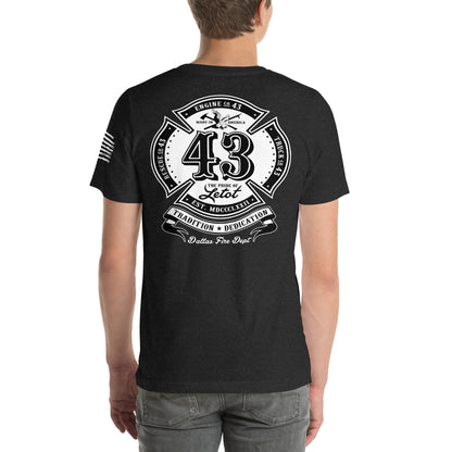 Dallas Fire Rescue Station 43 T-Shirt, Premium Material (Bella Canvas)