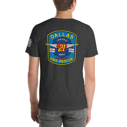 Dallas Fire Rescue Station 21 T-Shirt, Premium Material (Bella Canvas)