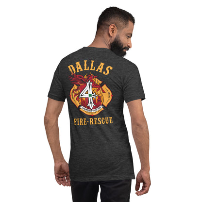 Dallas Fire Rescue Station 4 T-Shirt, Premium Material (Bella Canvas)