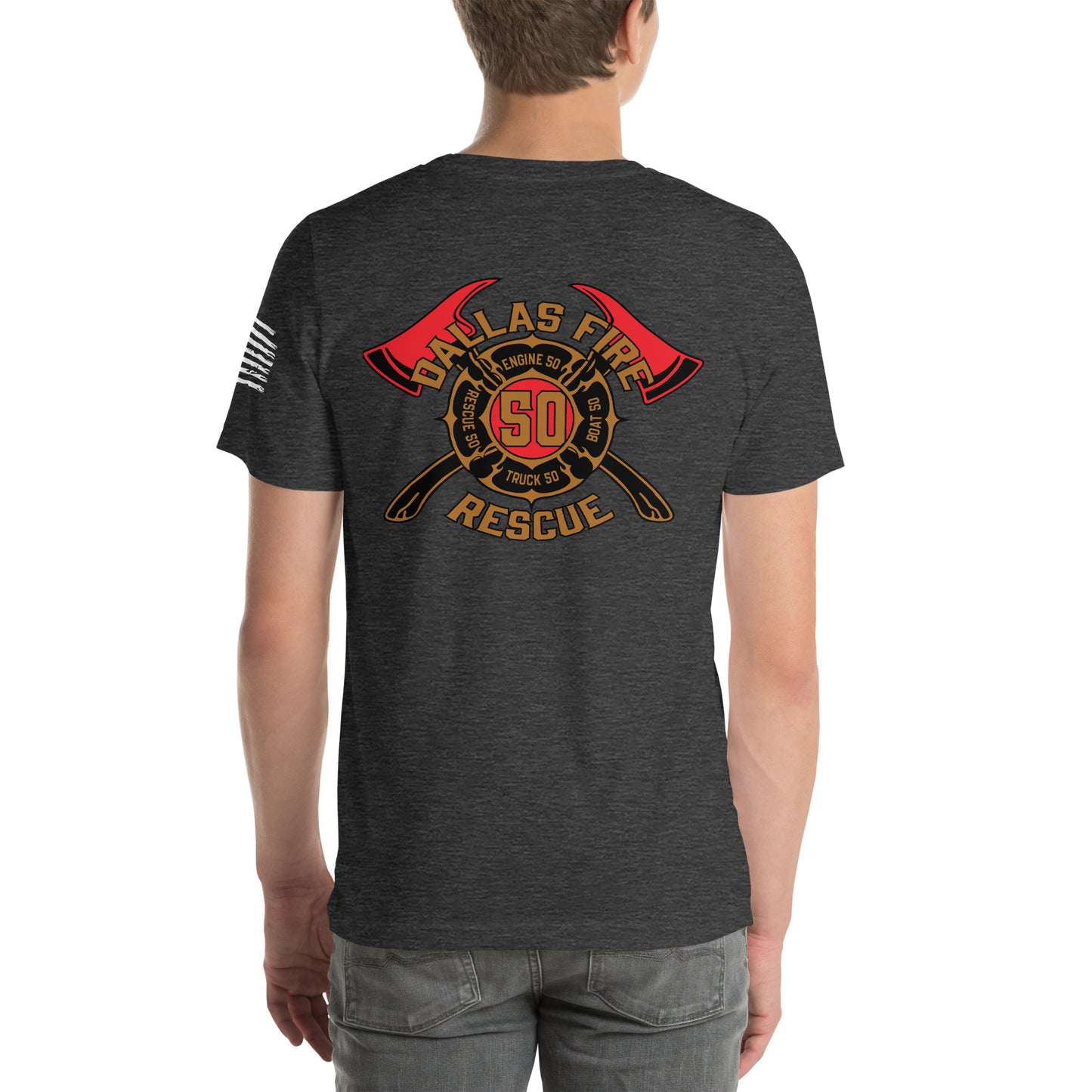 Dallas Fire Rescue Station 50 T-Shirt, Premium Material (Bella Canvas)