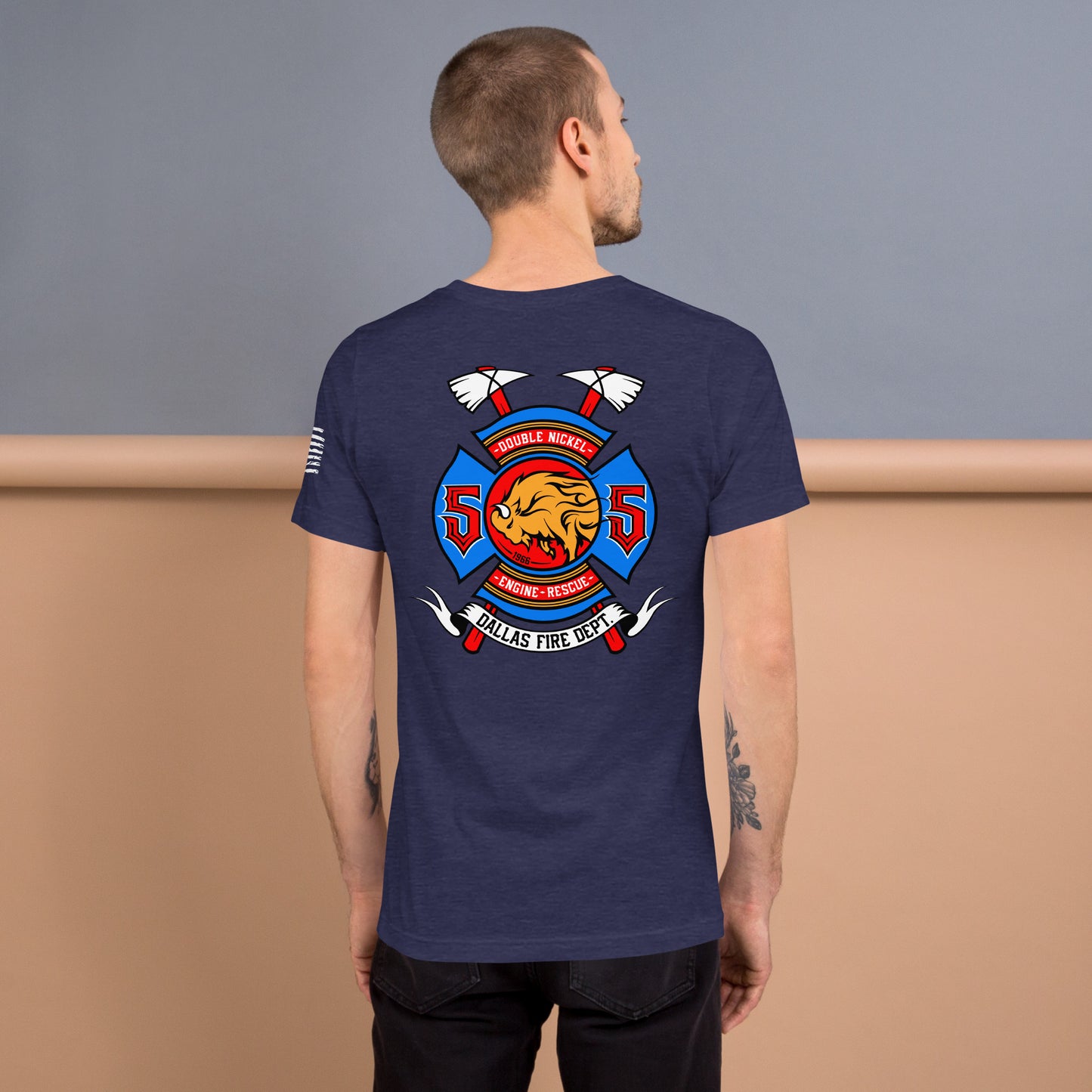 Dallas Fire Rescue Station 55 T-Shirt, Premium Material (Bella Canvas)