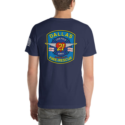 Dallas Fire Rescue Station 21 T-Shirt, Premium Material (Bella Canvas)