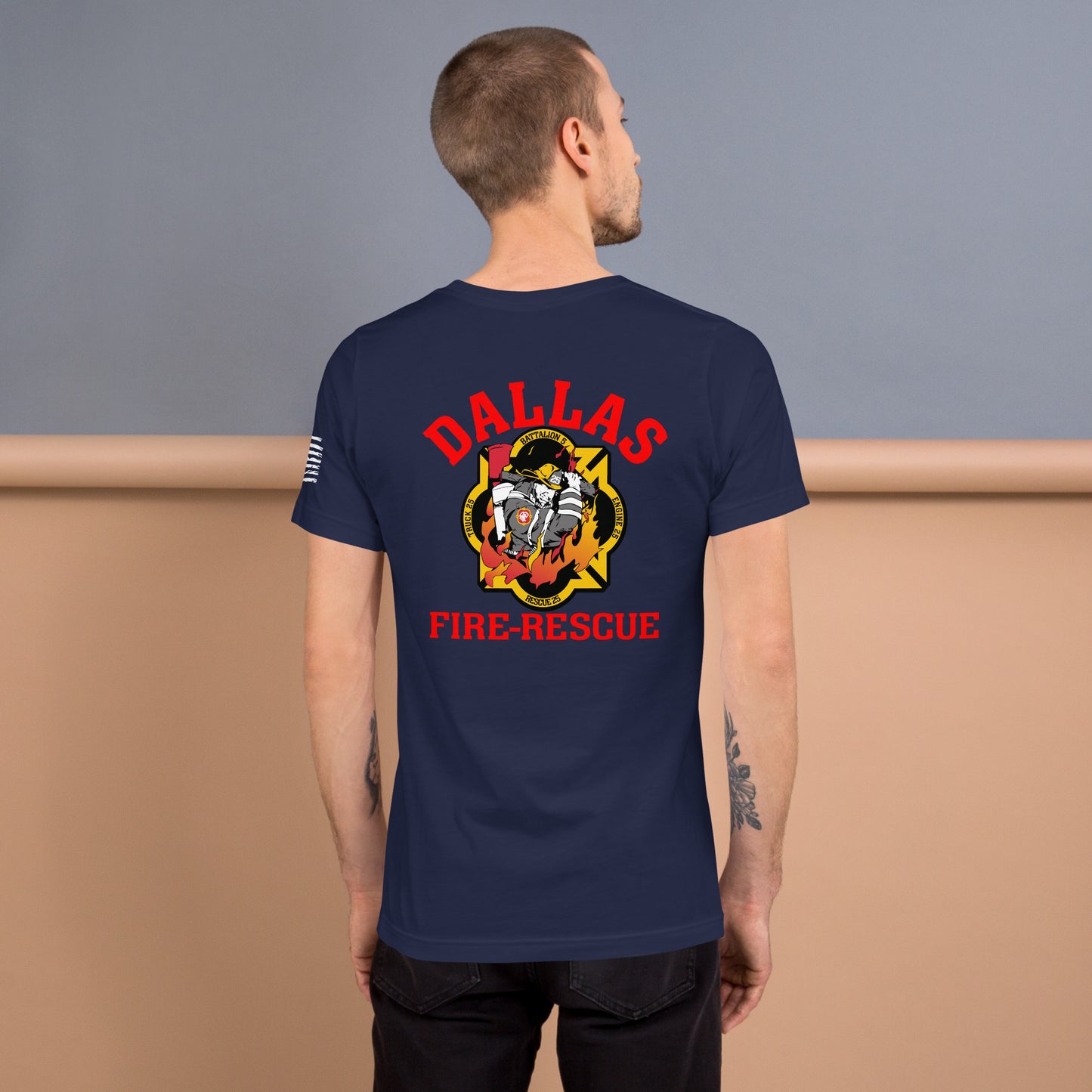 Dallas Fire Rescue station 25 T-Shirt, Premium Material (Bella Canvas)