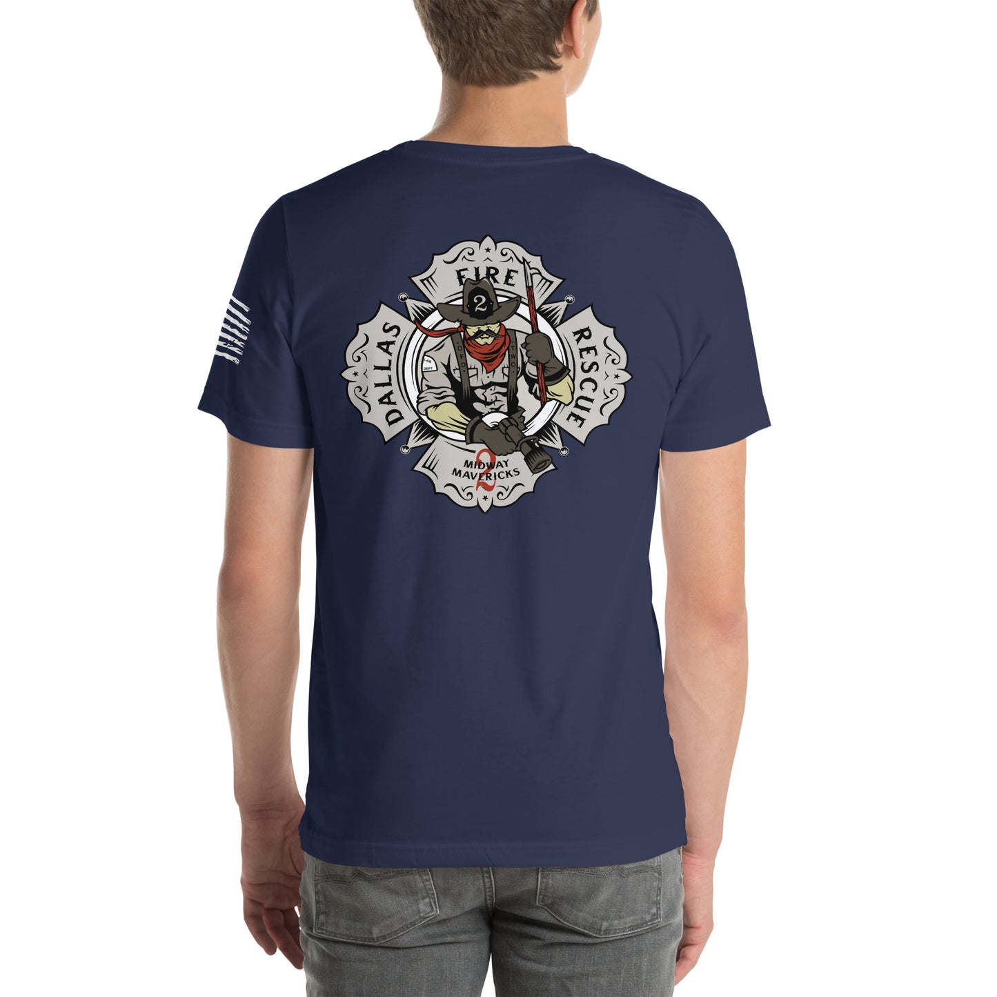 Dallas Fire Rescue Station 2 T-Shirt, Premium Material (Bella Canvas)