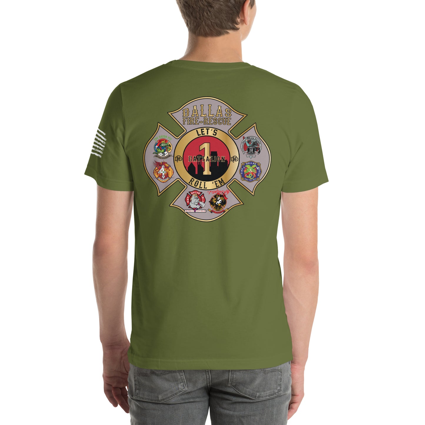 Dallas Fire Rescue Battalion Chief 1 T-Shirt, Premium Material (Bella Canvas)