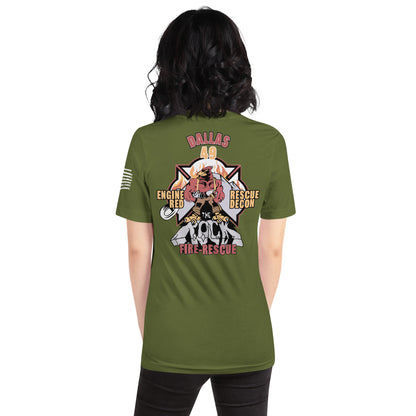 Dallas Fire Rescue Station 49 T-Shirt, Premium Material (Bella Canvas)