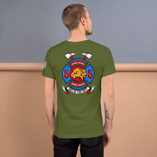 Dallas Fire Rescue Station 55 T-Shirt, Premium Material (Bella Canvas)