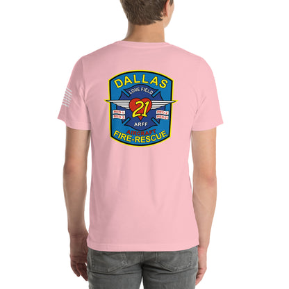 Dallas Fire Rescue Station 21 T-Shirt, Premium Material (Bella Canvas)