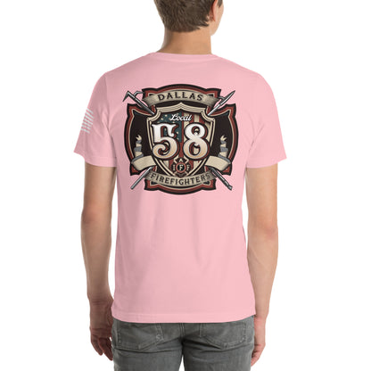 Dallas Firefighter Association Local 58 T-Shirt, Premium material (Bella Canvas)