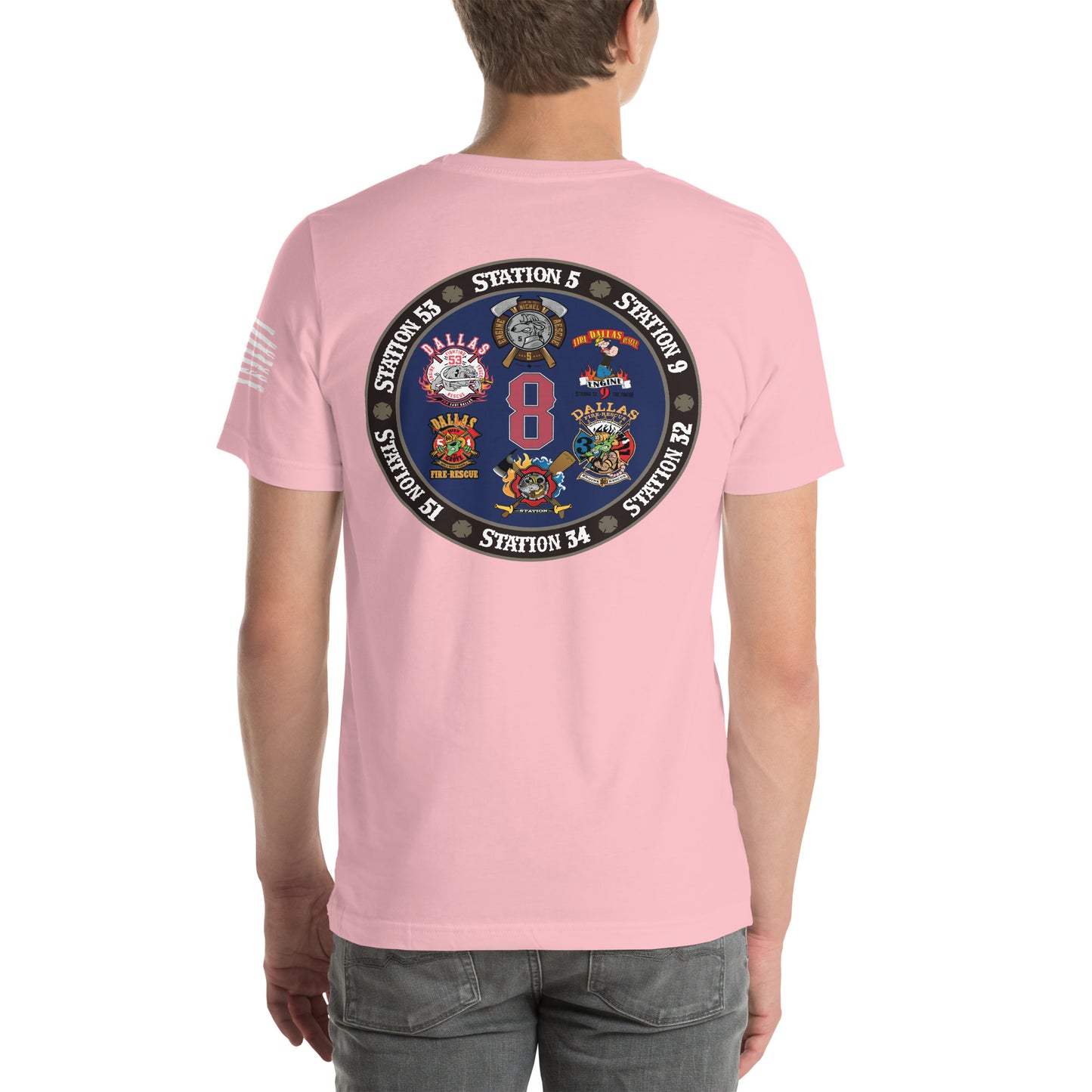 Dallas Fire Rescue Battalion Chief 8 T-Shirt, Premium Material (Bella Canvas)