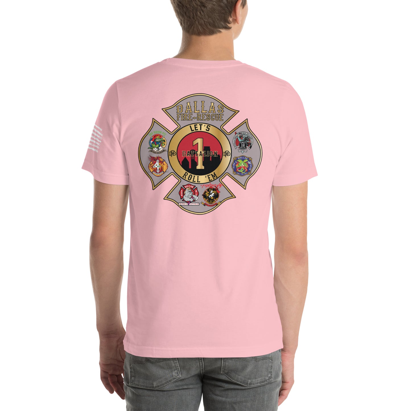 Dallas Fire Rescue Battalion Chief 1 T-Shirt, Premium Material (Bella Canvas)