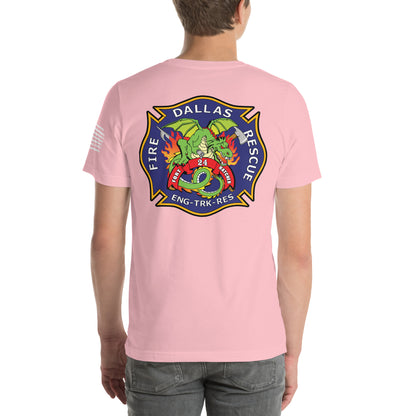 Dallas Fire Rescue Station 24 T-Shirt, Premium Material (Bella Canvas)