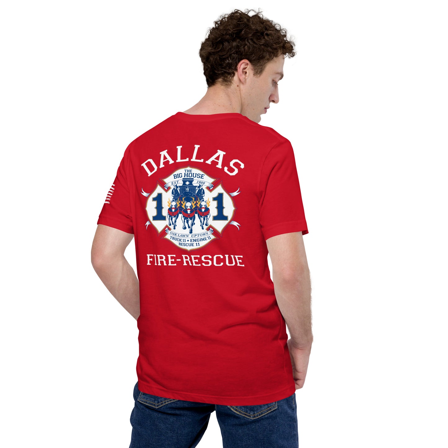 Dallas Fire Rescue Station 11 T-Shirt, Premium Material (Bella Canvas)