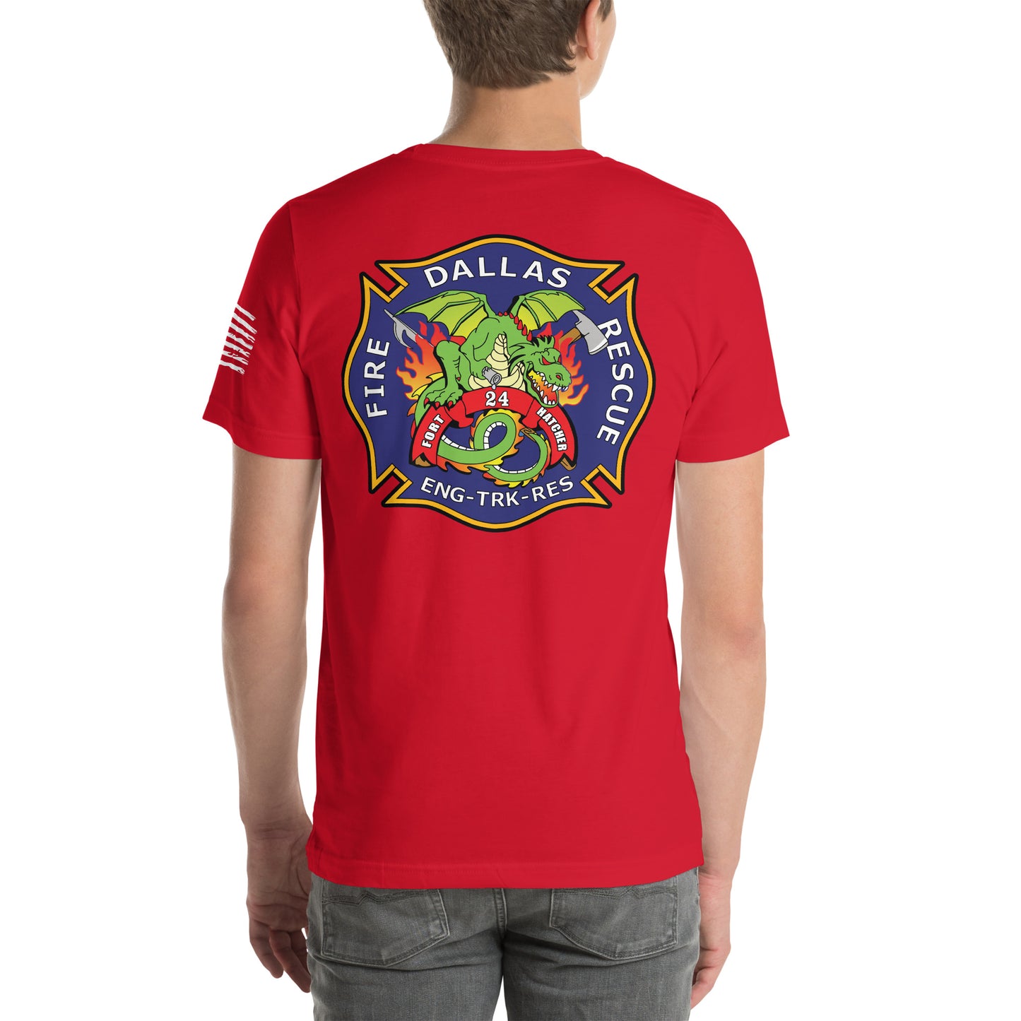 Dallas Fire Rescue Station 24 T-Shirt, Premium Material (Bella Canvas)