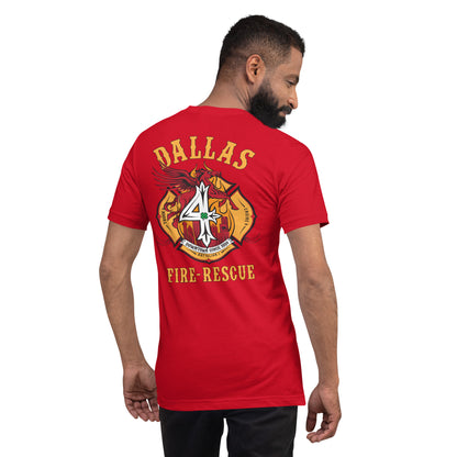 Dallas Fire Rescue Station 4 T-Shirt, Premium Material (Bella Canvas)