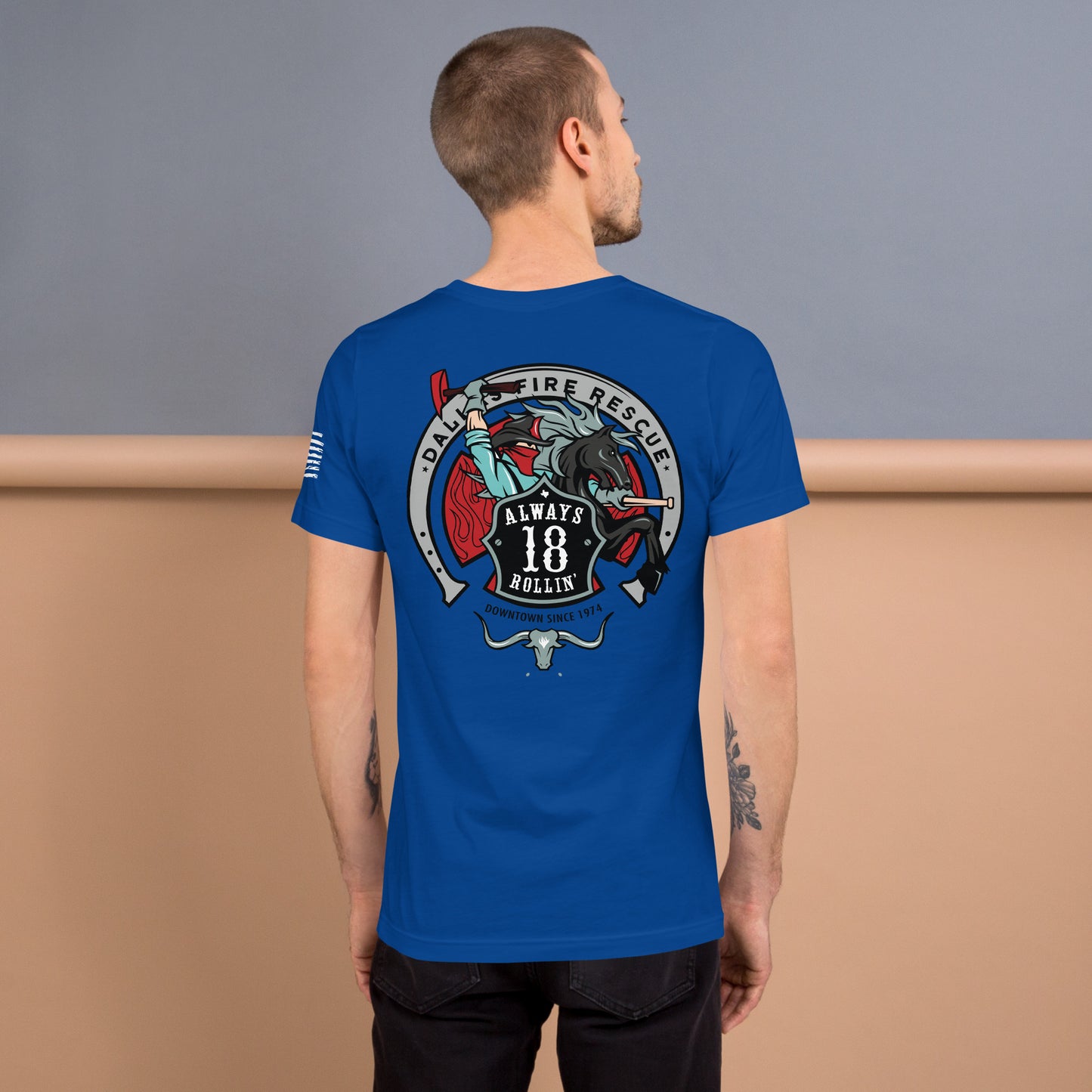 Dallas Fire Rescue Station 18 T-Shirt, Premium Material (Bella Canvas)