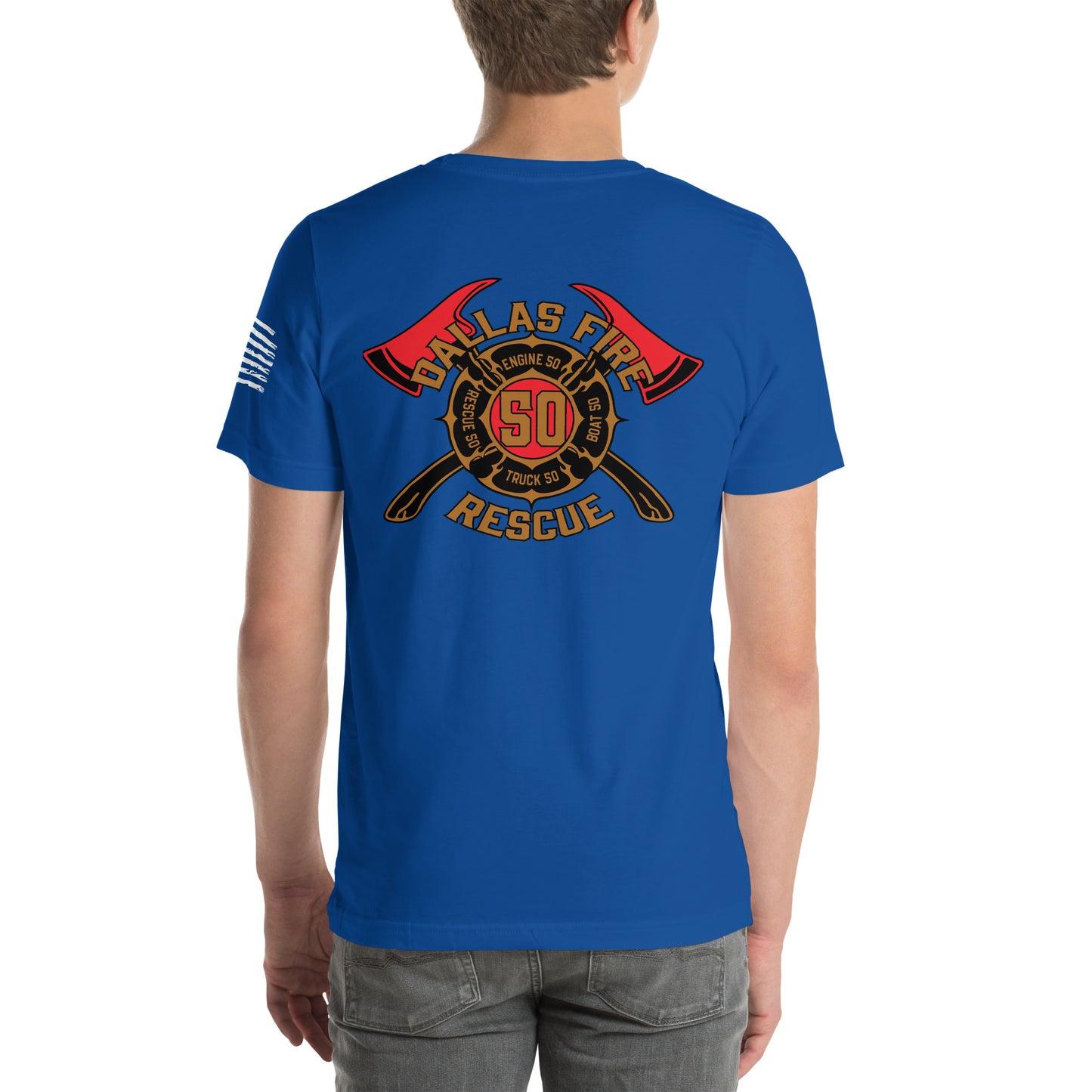 Dallas Fire Rescue Station 50 T-Shirt, Premium Material (Bella Canvas)